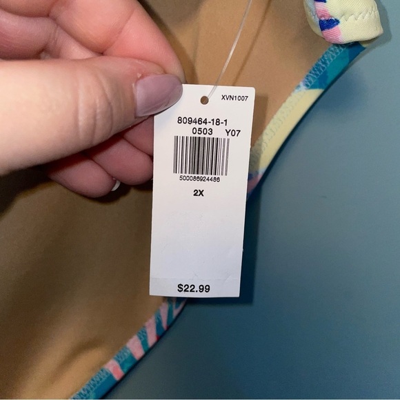 Old Navy Tropical Printed Bikini Bottom Size 2X - Picture 3 of 4